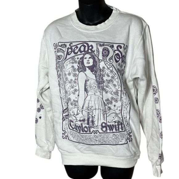 Taylor swift speak now Taylor’s version pullover graphic sweatshirt xs tracklist - Picture 1 of 5